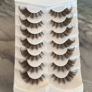 NEW Cat Eye Lashes Fluffy Fairy lashes Fox Eye Lashes 7 Pairs 3D lashes